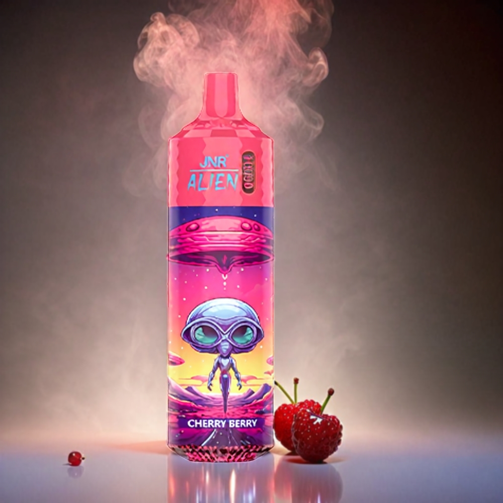 JNR Alien 10000 Puffs Vape - Cherry Berry