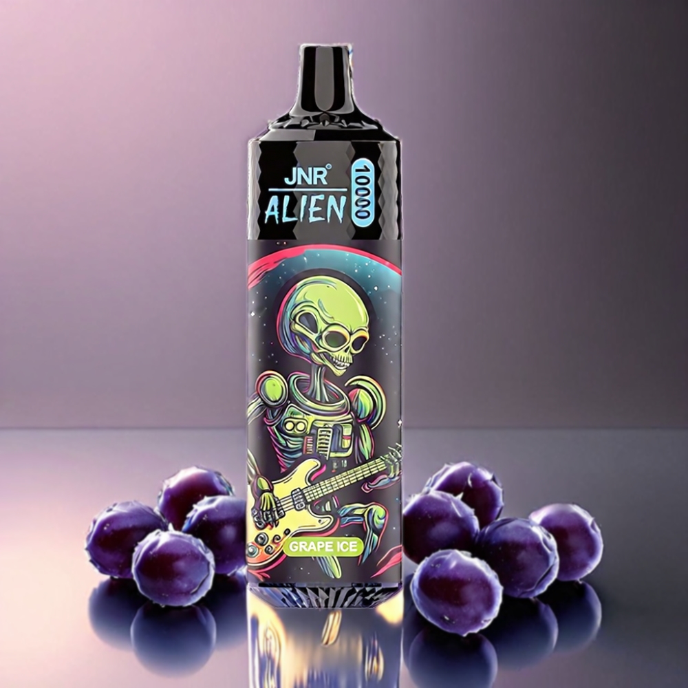 JNR Alien 10000 Puffs Vape - Grape Ice