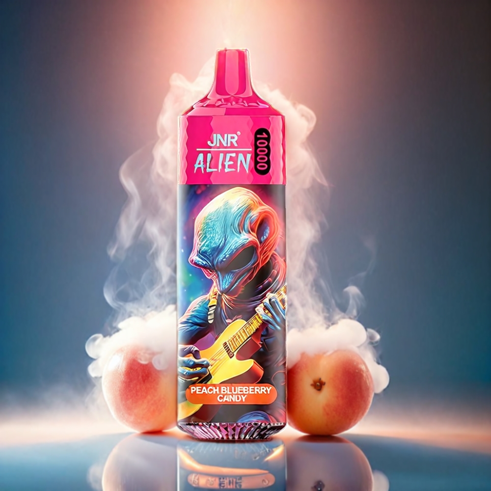 JNR Alien 10000 Puffs Vape - Peach Blueberry Candy