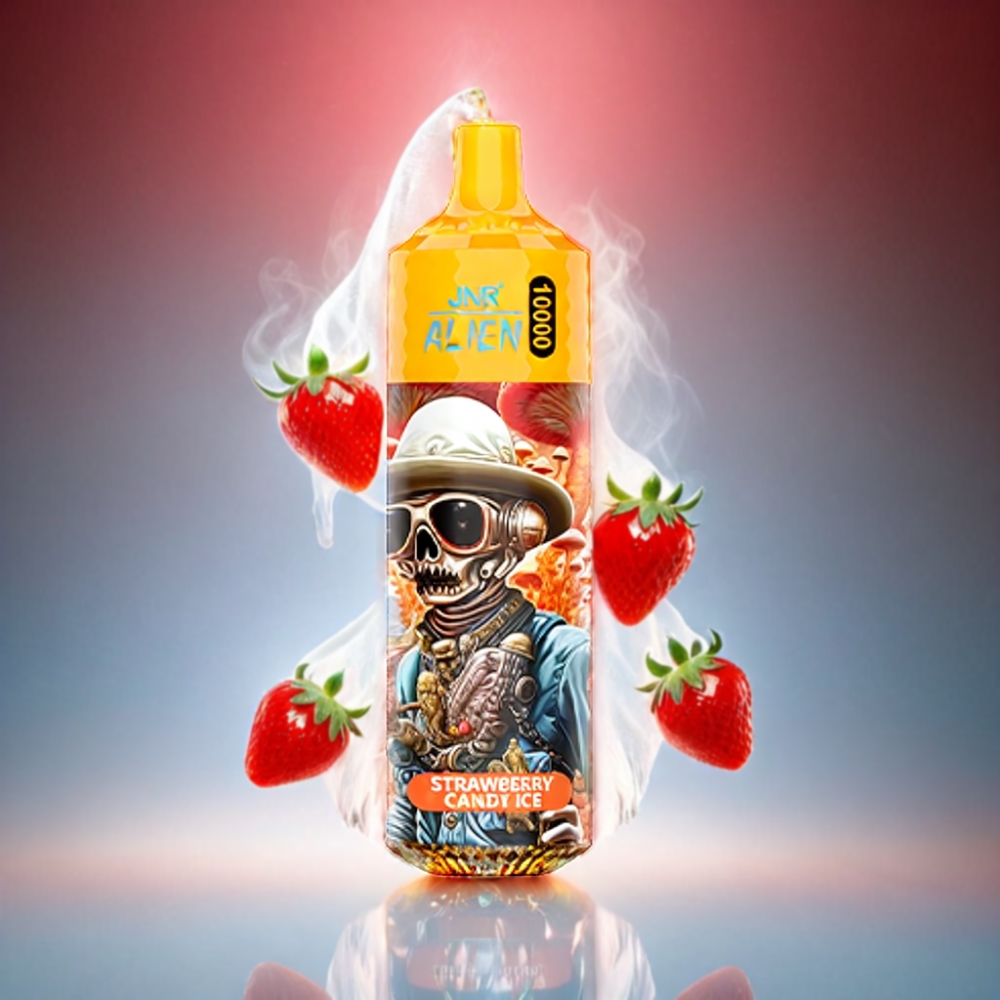 JNR Alien 10000 Puffs Vape - Strawberry Candy Ice