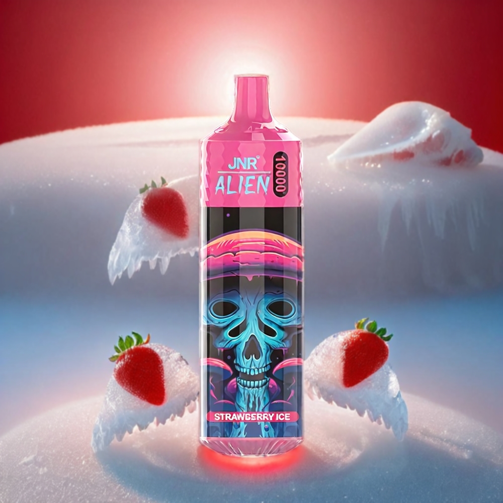 JNR Alien 10000 Puffs Vape Strawberry Ice