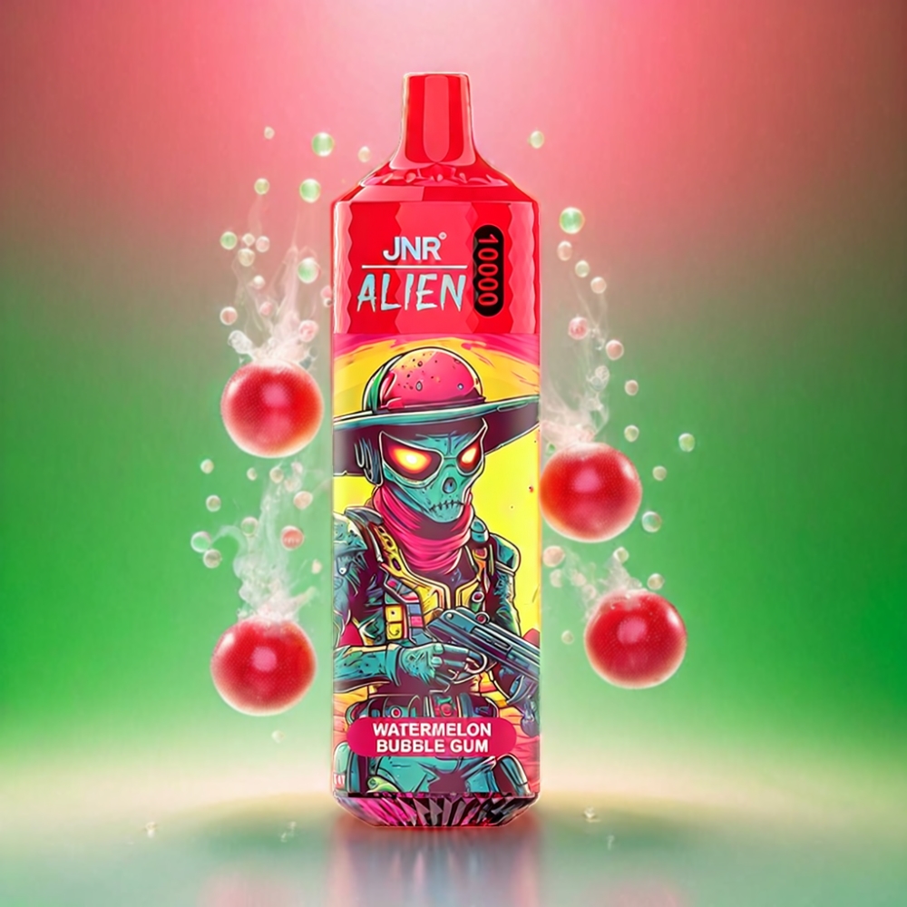 JNR Alien 10000 Puffs Vape - Watermelon Bubble Gum