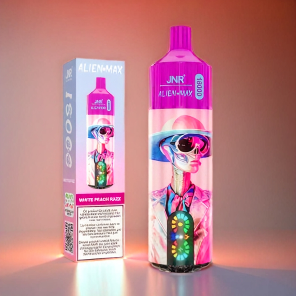 JNR Alien Max 18000 Puffs Vape - White Peach Razz