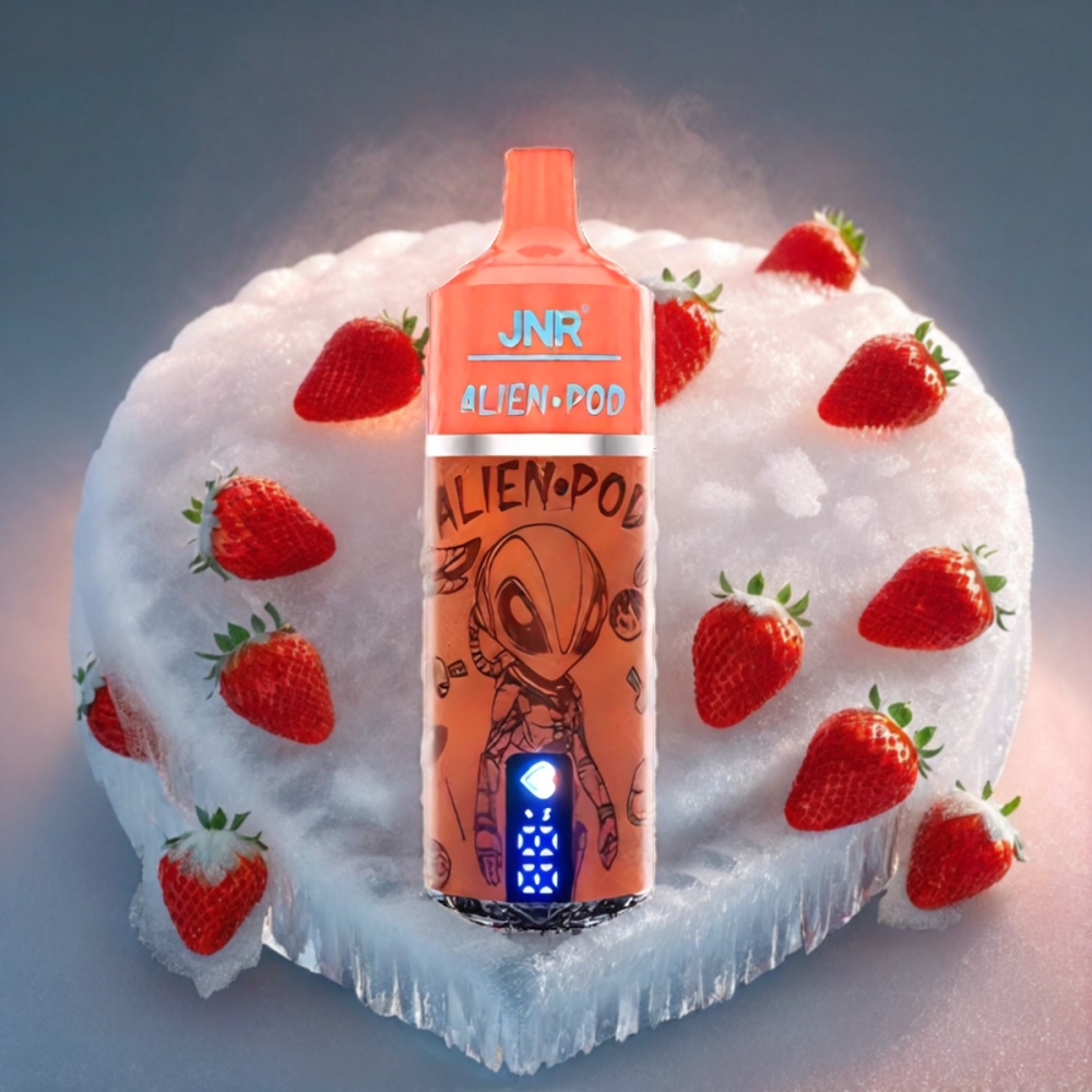 JNR Alien Pod 13000 Puffs Strawberry Ice Vape