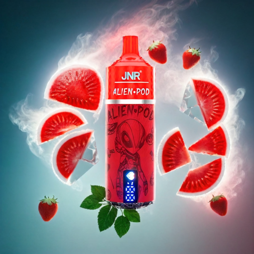 JNR Alien Pod 13000 Puffs Strawberry Watermelon Ice