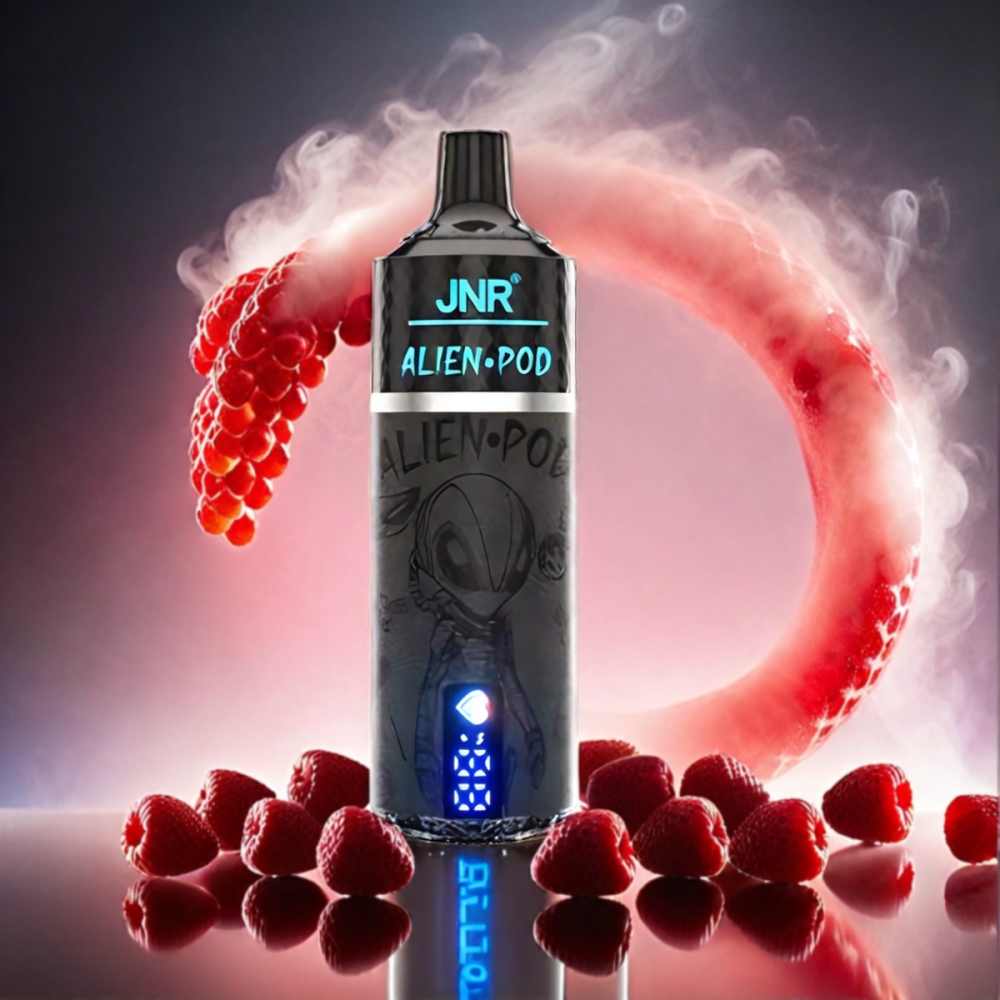 JNR Alien Pod 13000 Puffs Vape - Strawberry Raspberry Cherry