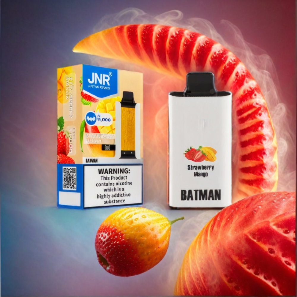 JNR Batman 11000 Puffs Vape Strawberry Mango