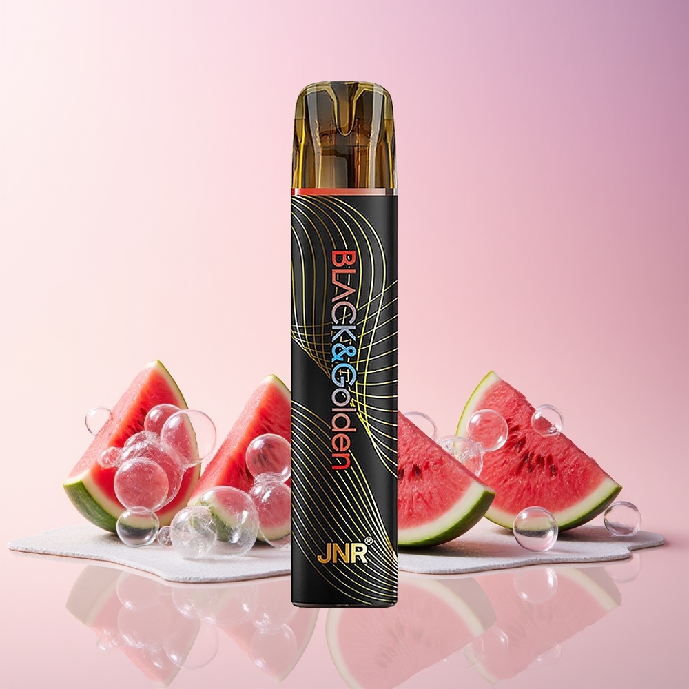 JNR Black&Golden 800 Puffs Disposable Vape – 2ml TPD Certified, 2% Nicotine, Watermelon Ice (Australia Wholesale)