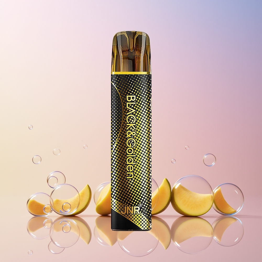 JNR Black&Golden 800 Puffs Disposable Vape (550mAh, 2ml, 2% Nicotine) – Australia Wholesale – Triple Mango