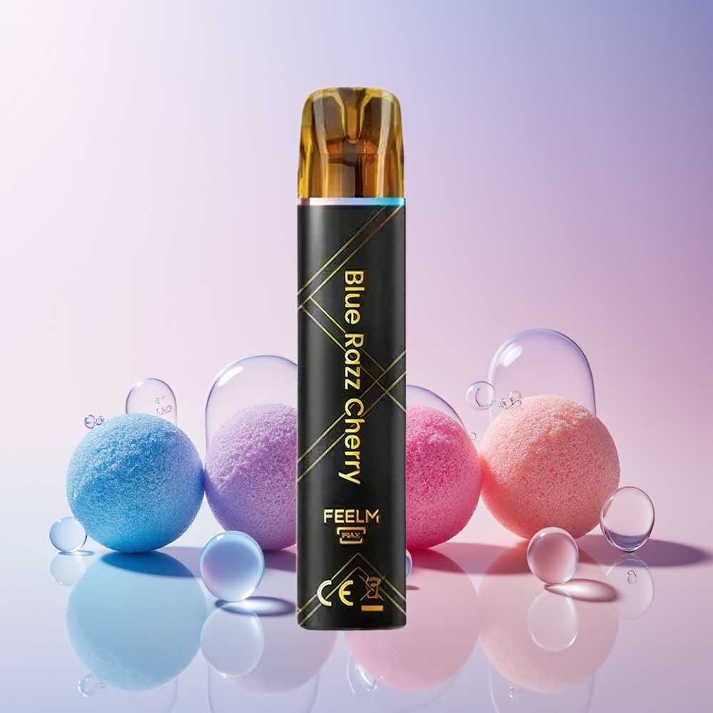 JNR Black&Golden 800 Puffs Disposable Vape – Blue Razz Cherry (550mAh, 2% Nicotine, TPD Certified) | Australia Wholesale