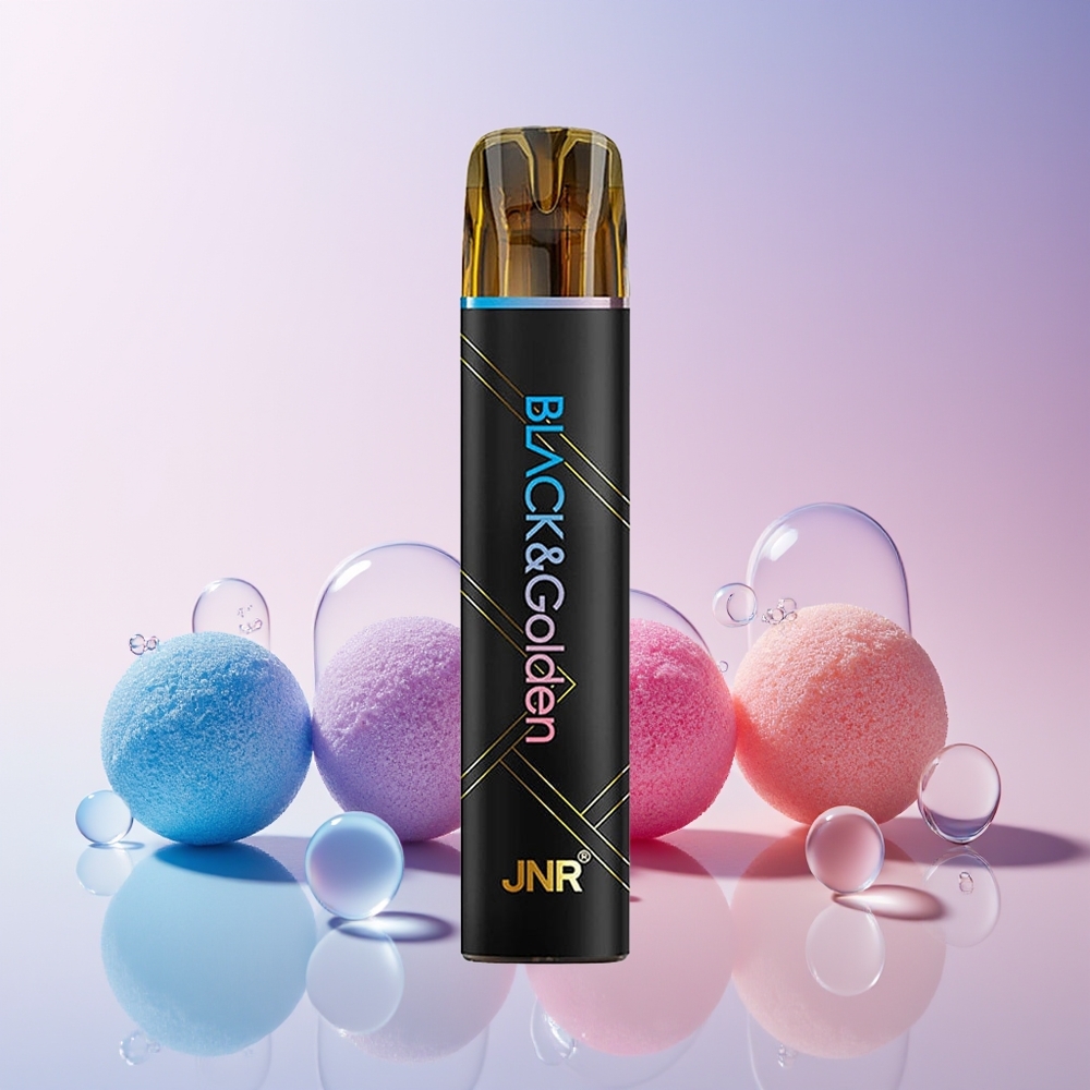 JNR Black&Golden 800 Puffs Disposable Vape – Blue Razz Cherry (550mAh, 2% Nicotine, TPD Certified) | Australia Wholesale
