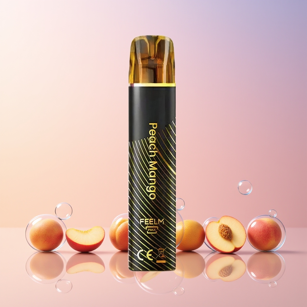 JNR Black&Golden 800 Puffs Disposable Vape – Peach Mango (2% Nicotine, 550mAh, TPD Certified) – Australia Wholesale