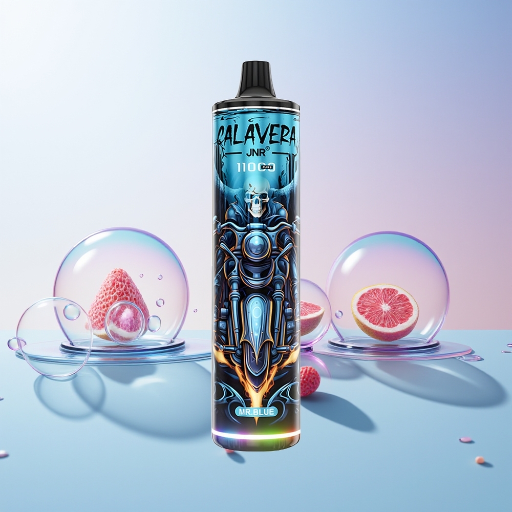 JNR Calavera 11000 Puffs Disposable Vape – 21mL E-Liquid, 850mAh Battery, Type-C Charging (Australia Wholesale) – Mr Blue