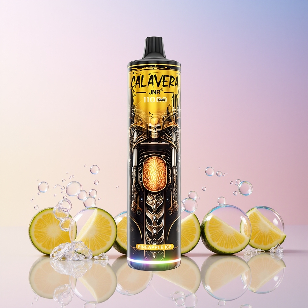 JNR Calavera 11000 Puffs Disposable Vape – 21ml E-Liquid, Type-C Charging, Australia Wholesale (Pineapple Ice)