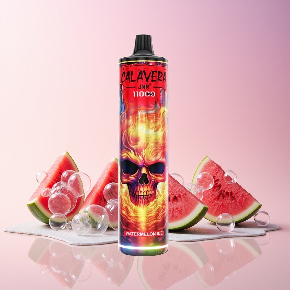JNR Calavera 11000 Puffs Disposable Vape – 850mAh, Type-C, 21ml – Australia Wholesale (Watermelon Ice, 0/2/5% Nicotine)