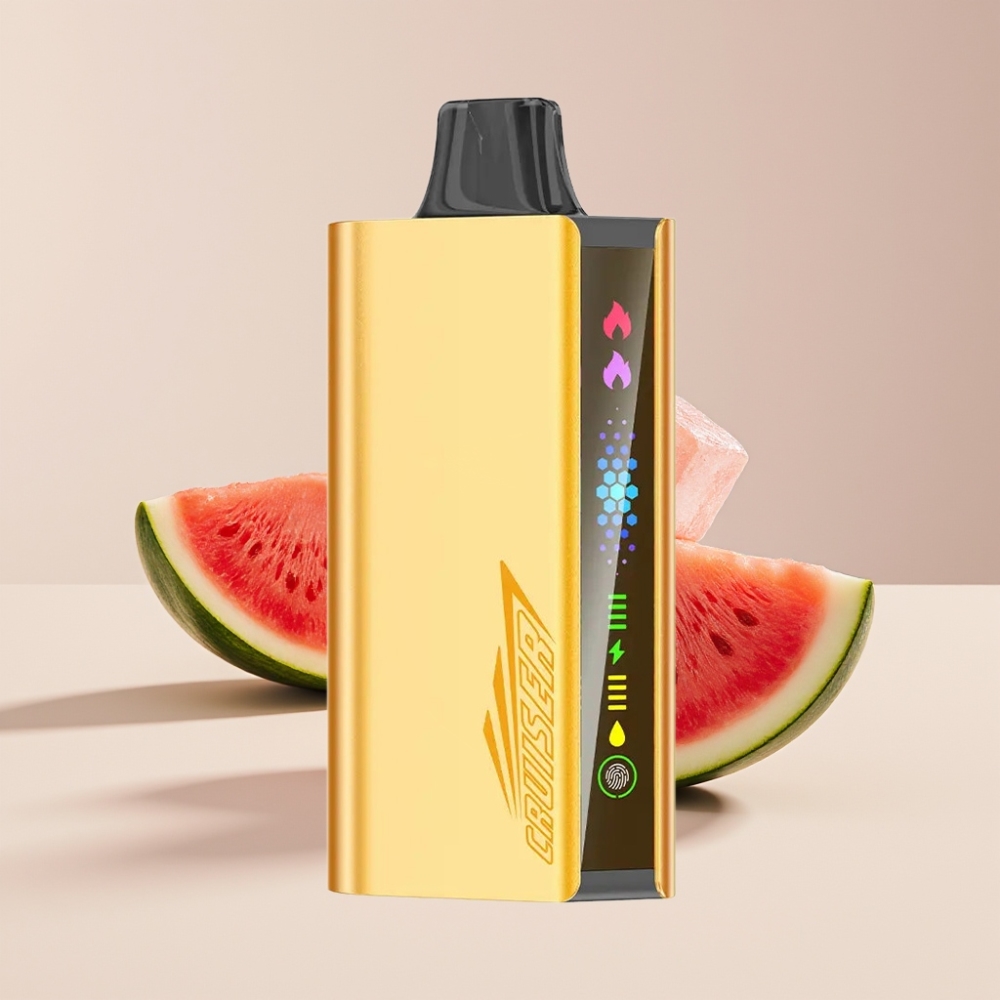 JNR Cruiser 12000 Puffs No-Charge Disposable Vape with 3500mAh Battery & Watermelon Ice - Australia Wholesale