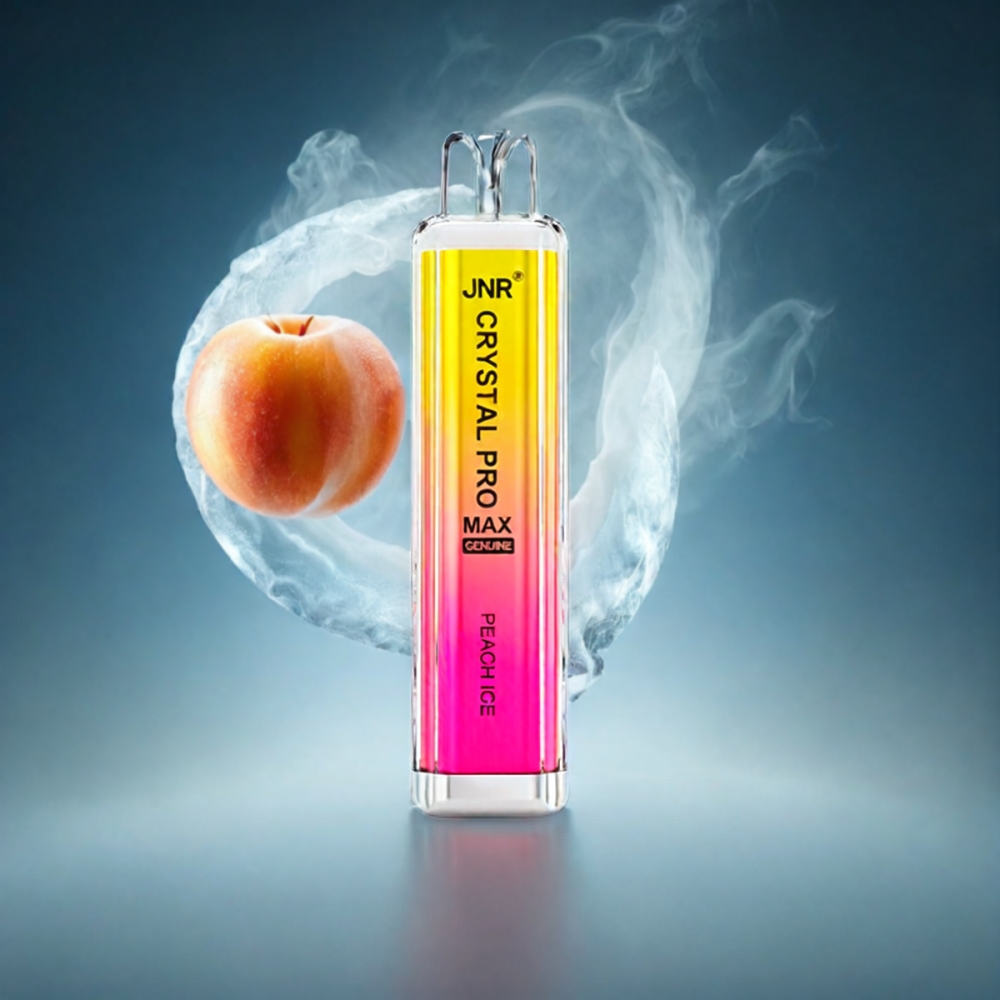 JNR Crystal Pro Max 5000 Puffs Peach Ice Vape