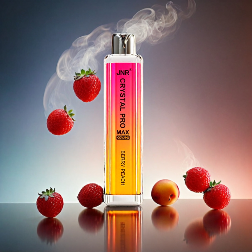 JNR Crystal Pro Max 5000 Puffs Vape - Berry Peach