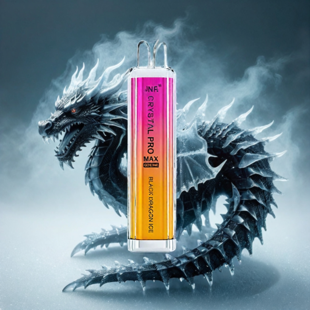 JNR Crystal Pro Max 5000 Puffs Vape - Black Dragon Ice