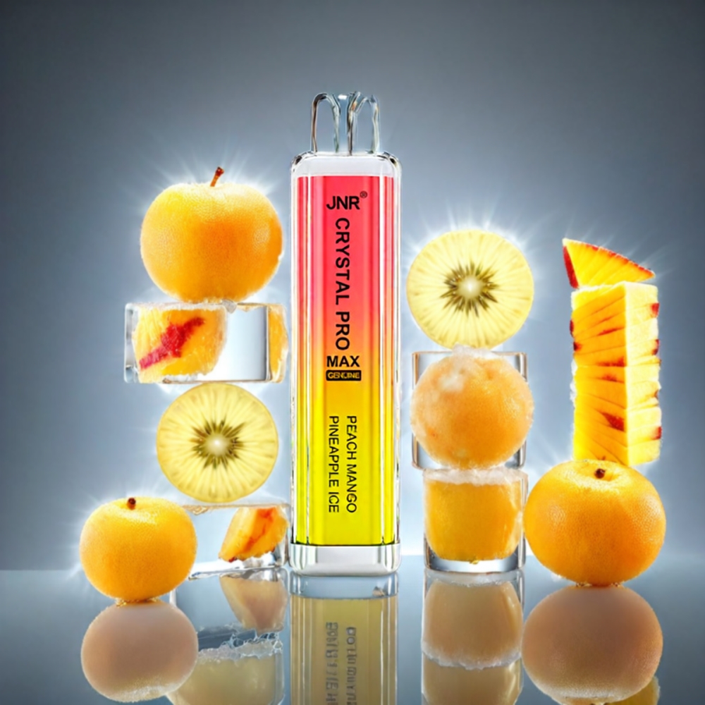 JNR Crystal Pro Max 5000 Puffs Vape - Peach Mango Pineapple Ice