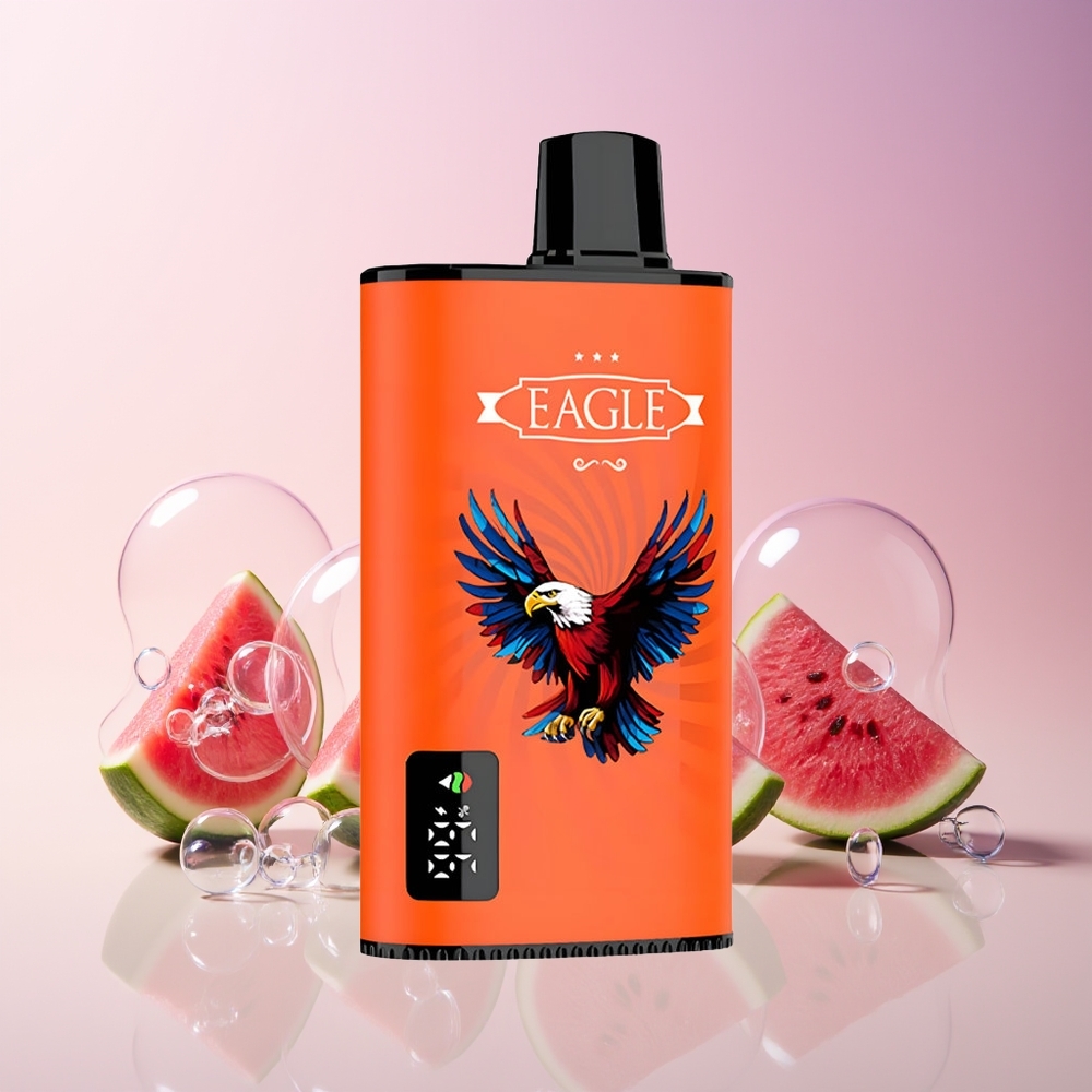 JNR EAGLE Smart 23000 Puffs Disposable Vape Australia Wholesale – 25mL, 2% Nicotine, Digital Screen, Type-C
