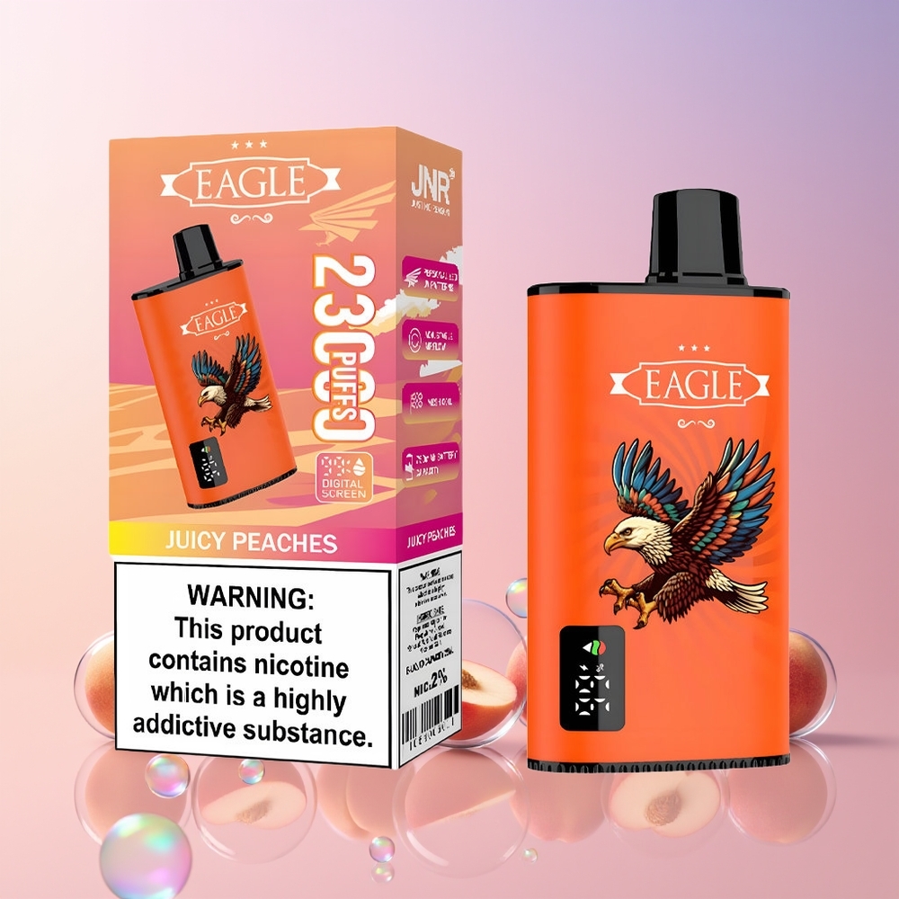 JNR EAGLE Smart 23000 Puffs Disposable Vape – Digital Screen, 750mAh Battery, Type-C Charging | Australia Wholesale