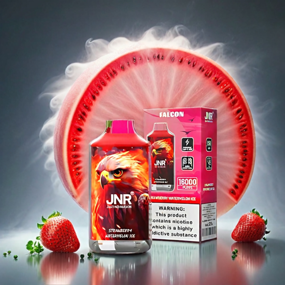 JNR Falcon 16000 Puffs Strawberry Watermelon Ice