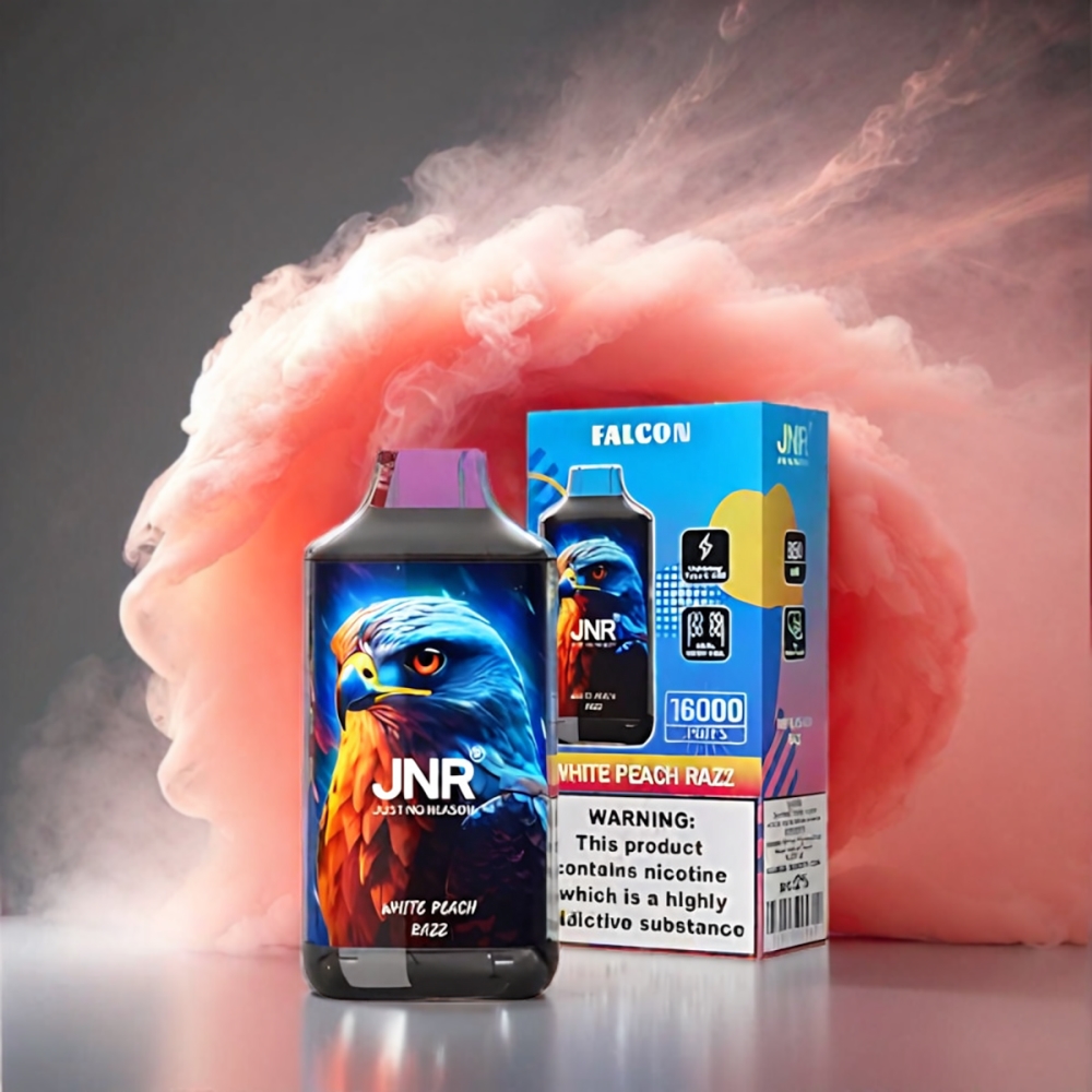 JNR Falcon 16000 Puffs Vape - White Peach Razz