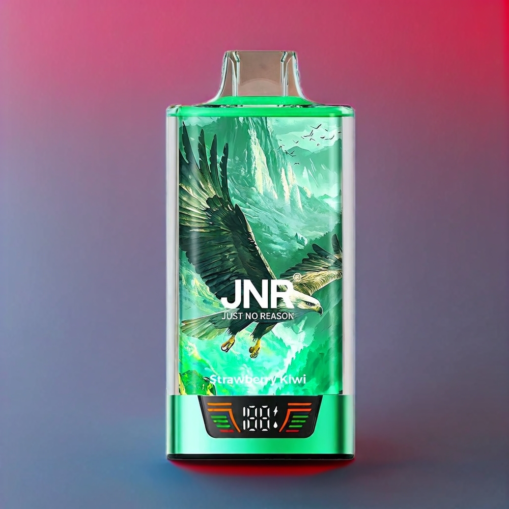 JNR Falcon Pro 28000 Puffs – 30ml E-Liquid, Dual Mesh, Smart Screen | Australia Wholesale (Strawberry Kiwi)