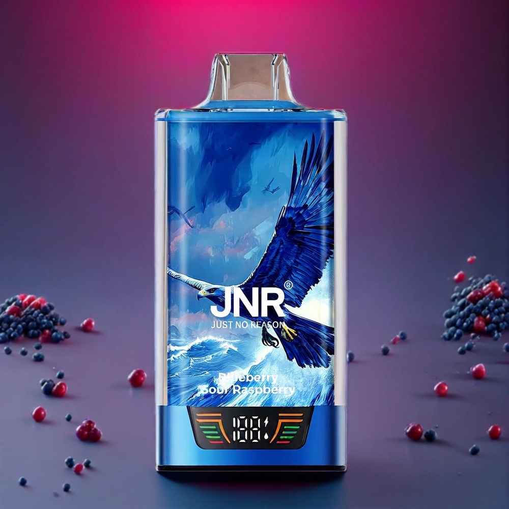 JNR Falcon Pro 28000 Puffs – 30ml E-liquid, Dual Mesh Coil, Smart Screen | Australia Wholesale (Blueberry Sour Raspberry)