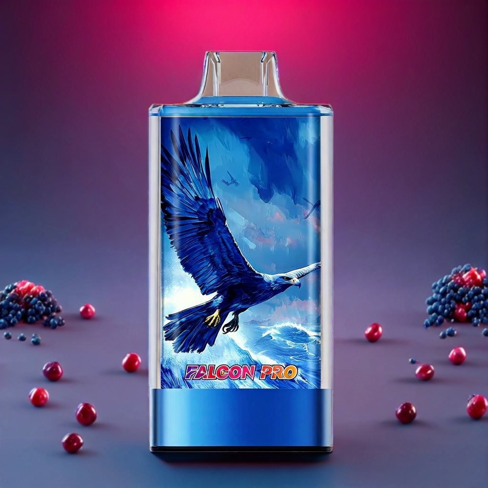 JNR Falcon Pro 28000 Puffs – 30ml E-liquid, Dual Mesh Coil, Smart Screen | Australia Wholesale (Blueberry Sour Raspberry)