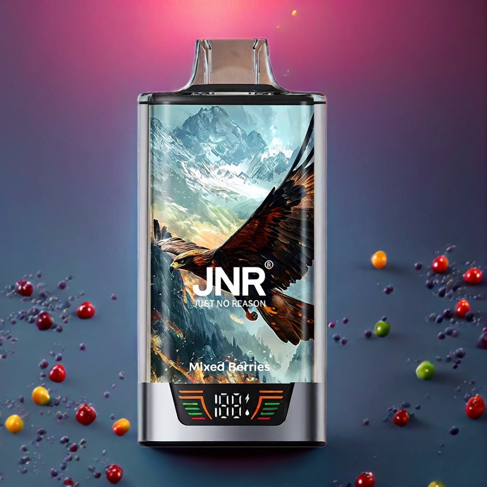 JNR Falcon Pro 28000 Puffs (30ml E-liquid, Dual Mesh Coil, Type-C) – Australia Wholesale – Mixed Berries