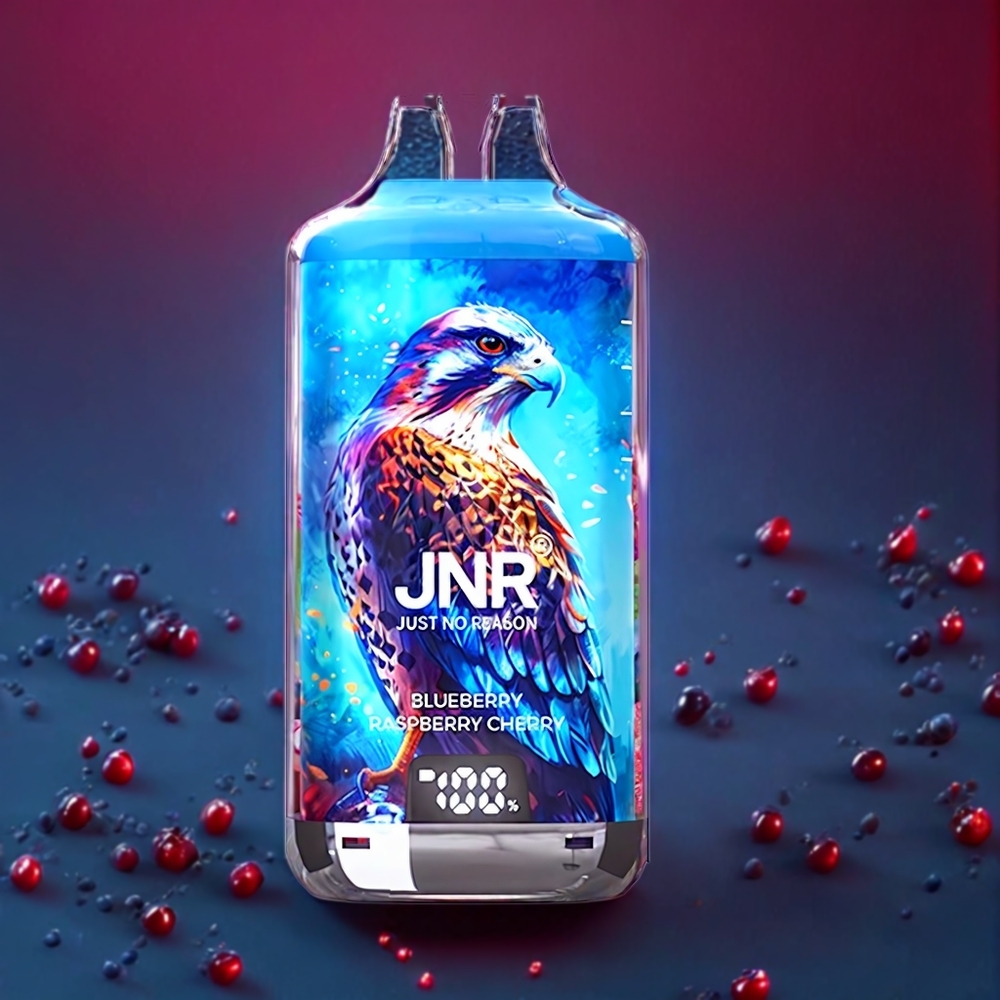 JNR Falcon X⁺ 28000 Puffs - Refillable | 950mAh Battery | Dual Mesh Coil | Australia Wholesale (Blueberry Raspberry Cherry)