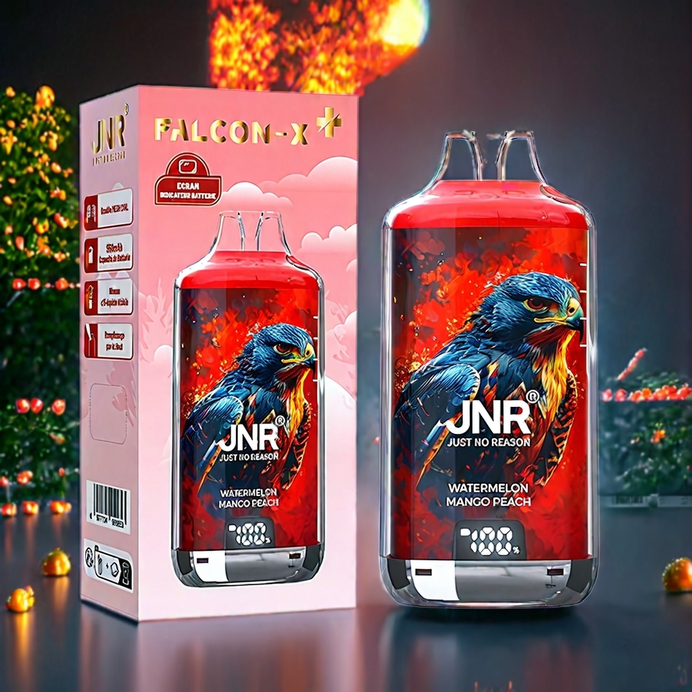 JNR Falcon X⁺ 28000 Puffs - Refillable Vape (Australia Wholesale) | 950mAh Battery, Top Refill, 2x10mL E-Liquid