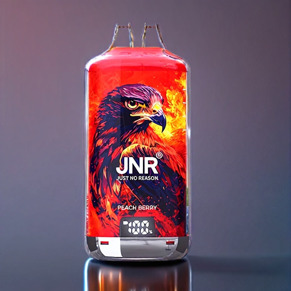 JNR Falcon X⁺ 28000 Puffs Refillable Vape - Australia Wholesale (Peach Berry, 950mAh, 2 10ml E-Liquid, Type-C Charging)