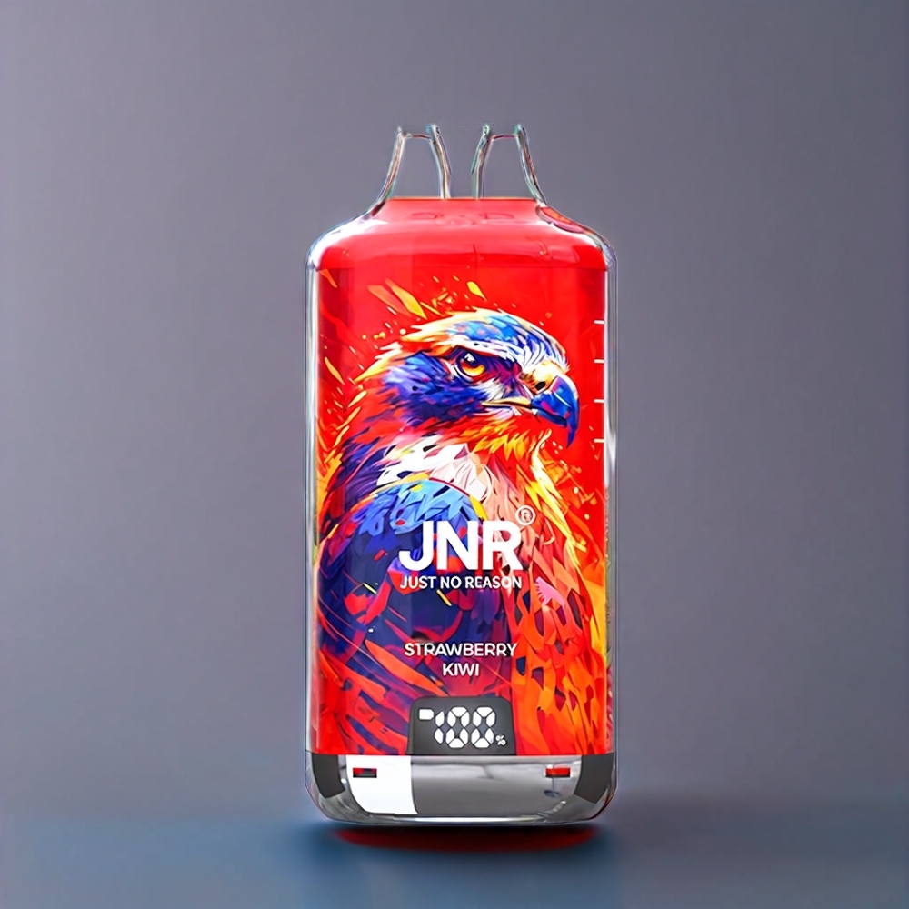 JNR Falcon X⁺ 28000 Puffs Refillable Vape - Visible E-Liquid, 950mAh Battery, Type-C Charging | Australia Wholesale (Strawberry Kiwi)
