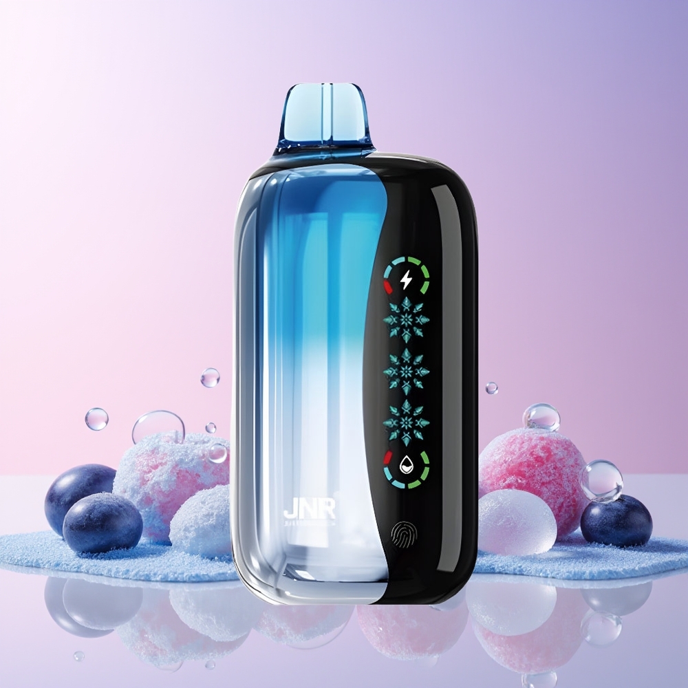 Australia Wholesale JNR Flex Ice 21000 Puffs Disposable Vape – Adjustable Ice, 26mL, Dual Mesh, Type-C (Blueberry Ice)
