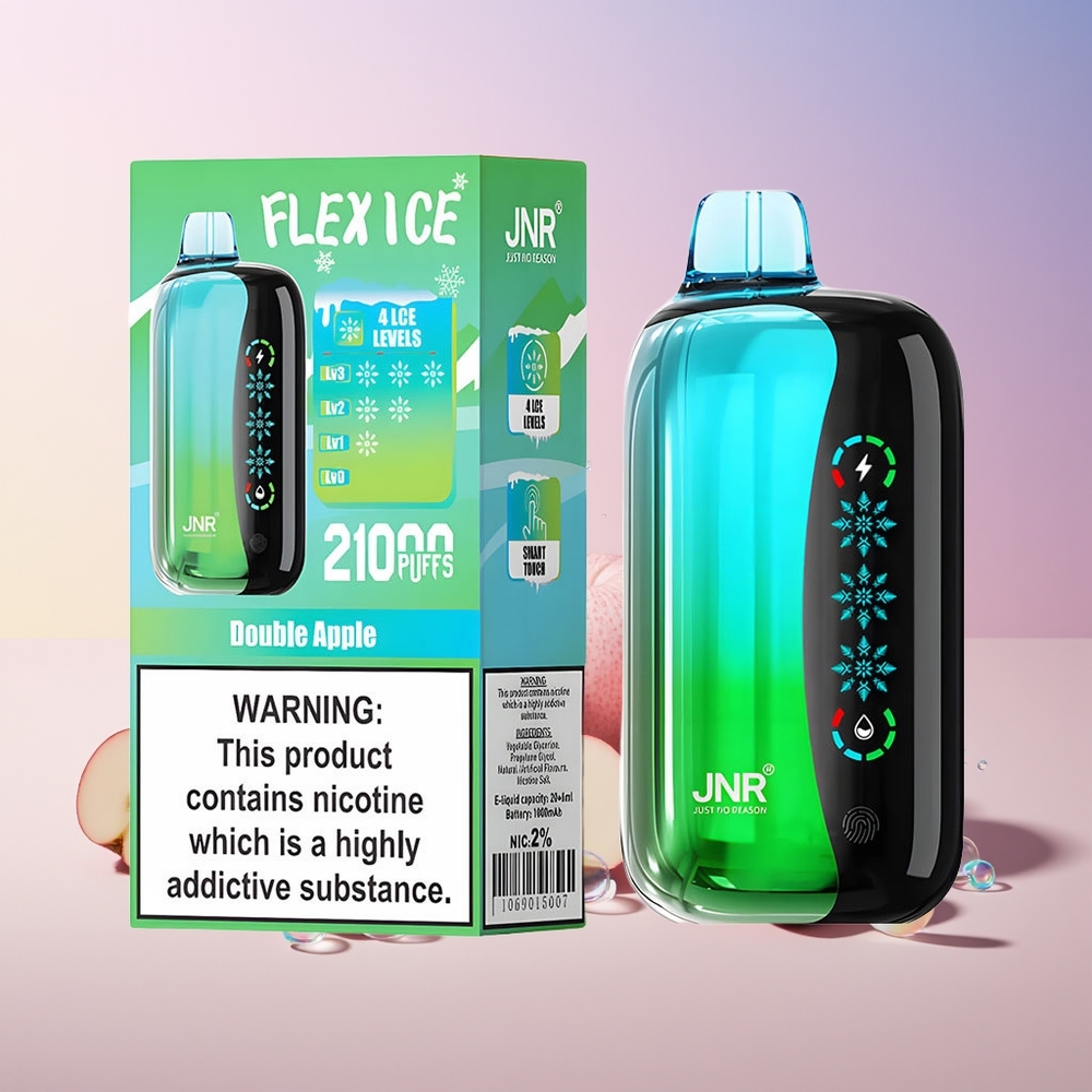 Australia Wholesale JNR Flex Ice 21000 Puffs Disposable Vape – Adjustable Ice, 26mL E-liquid, Dual Mesh, Type-C Charging