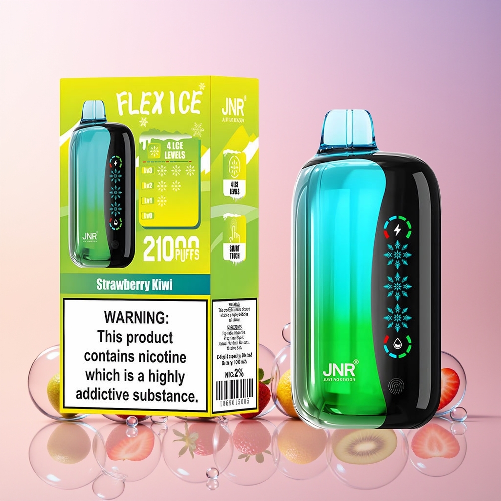 JNR Flex Ice 21000 Puffs Disposable Vape – Adjustable Ice, Touch Screen, Type-C Charging (Australia Wholesale)