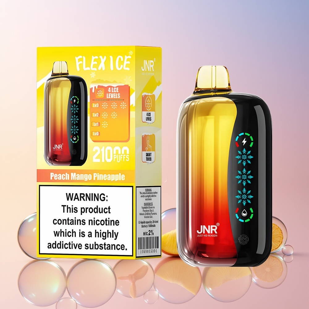 JNR Flex Ice 21000 Puffs Disposable Vape – Ice Adjustable, 26mL, 1.2 Ohm Dual Mesh, Australia Wholesale
