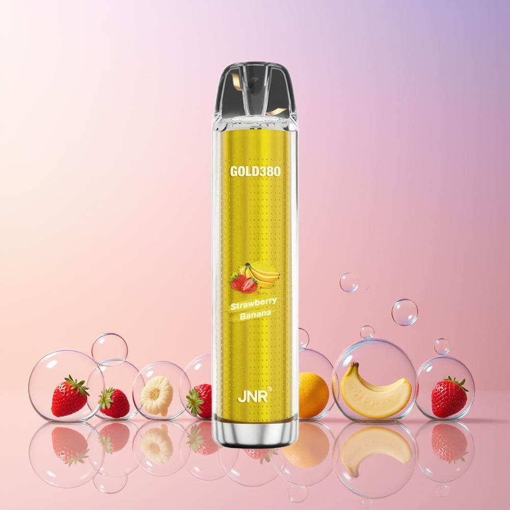 JNR Glod380 6000 Puffs Disposable Vape – 13mL e-Liquid, 1500mAh Battery (Australia Wholesale) – Strawberry Banana