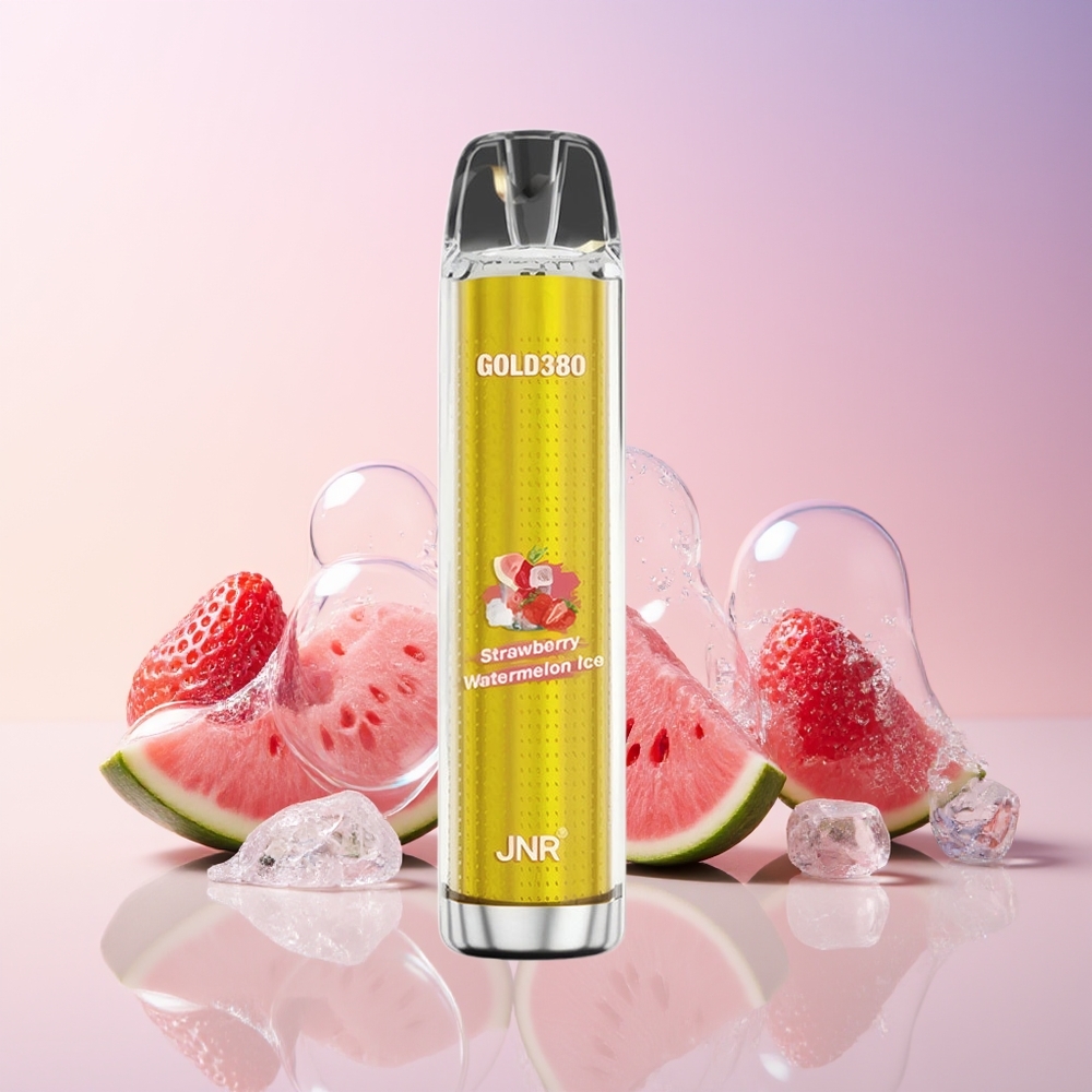JNR Glod380 6000 Puffs Disposable Vape – 13mL e-Liquid, 1500mAh Battery, Mesh Coil (0%/2%/5% Nicotine) – Strawberry Watermelon Ice – Australia Wholesale