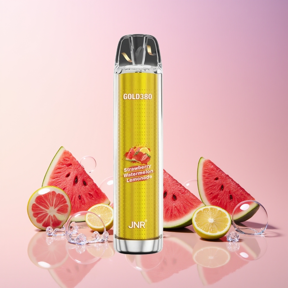 JNR Glod380 6000 Puffs Disposable Vape – 13ml e-Liquid, 1.0ohm Mesh Coil (Strawberry Watermelon Lemonade) | Australia Wholesale