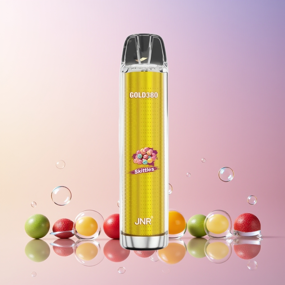 JNR Glod380 6000 Puffs Disposable Vape - 1500mAh | 13mL | Mesh Coil | Australia Wholesale (Skittles)