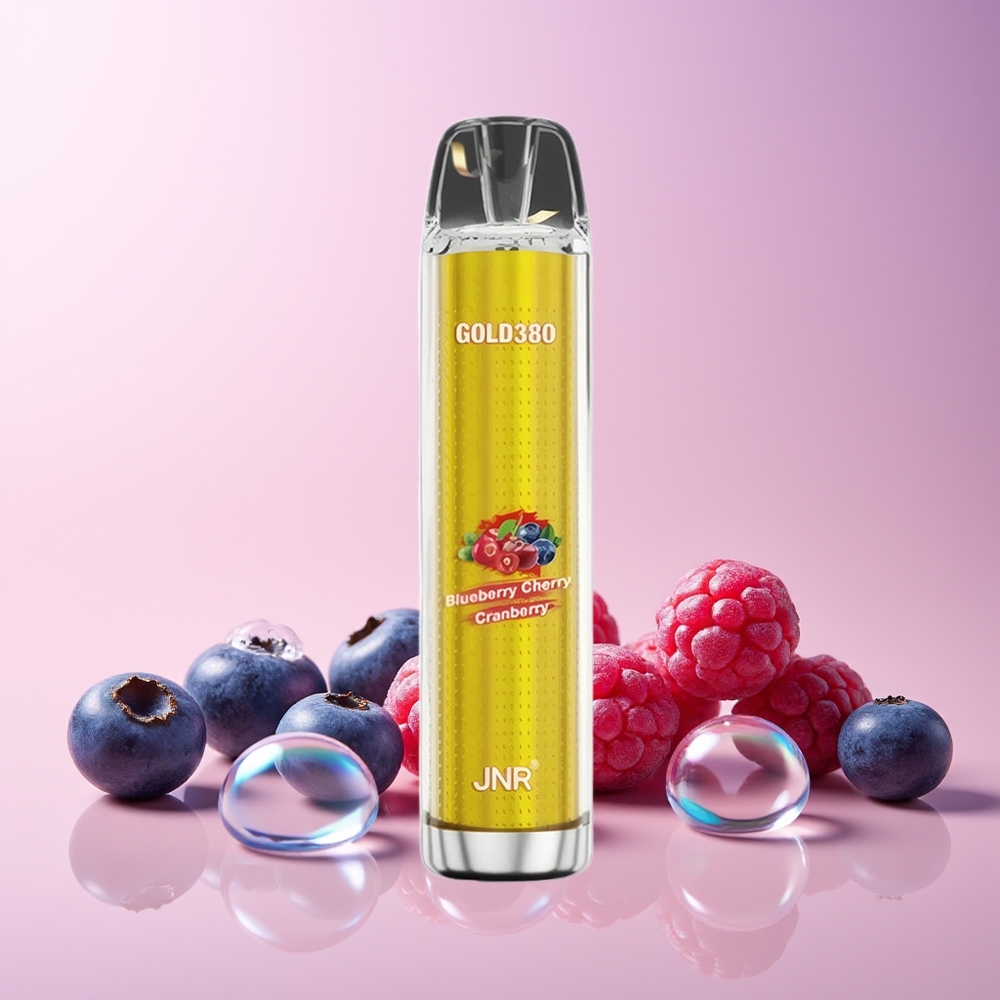 JNR Glod380 6000 Puffs Disposable Vape – 1500mAh, 13ml, Mesh Coil (0%/2%/5% Nicotine) – Blueberry Cherry Cranberry – Australia Wholesale