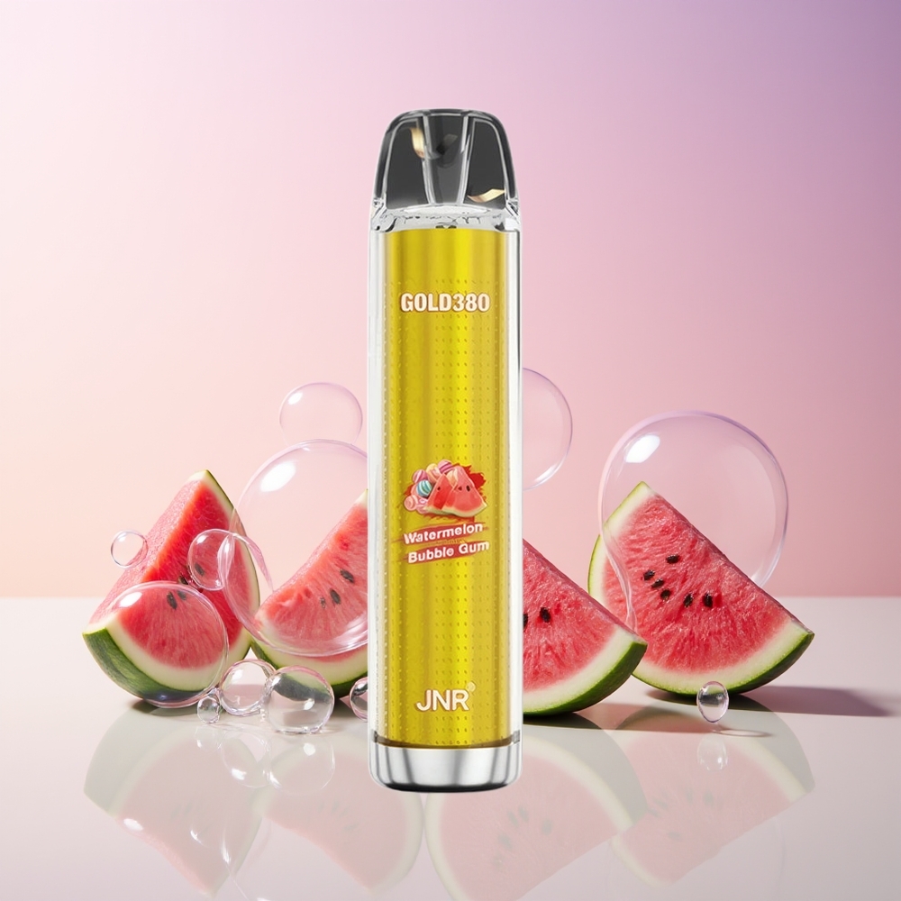 JNR Glod380 6000 Puffs Disposable Vape – 1500mAh, 13ml, Mesh Coil (0%/2%/5% Nicotine) – Watermelon Bubble Gum | Australia Wholesale