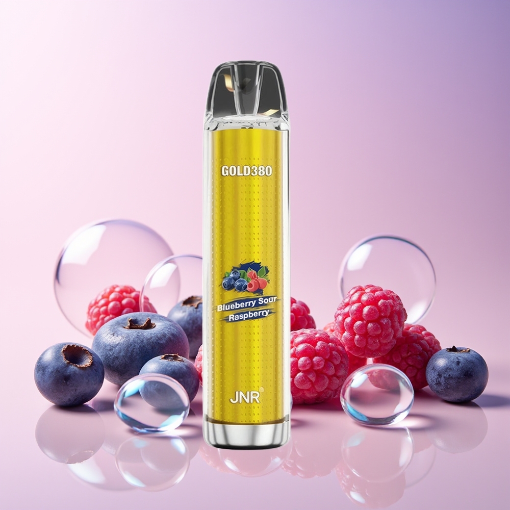 JNR Glod380 6000 Puffs Disposable Vape – 1500mAh Battery, 13ml Capacity, Blueberry Sour Raspberry (Australia Wholesale)