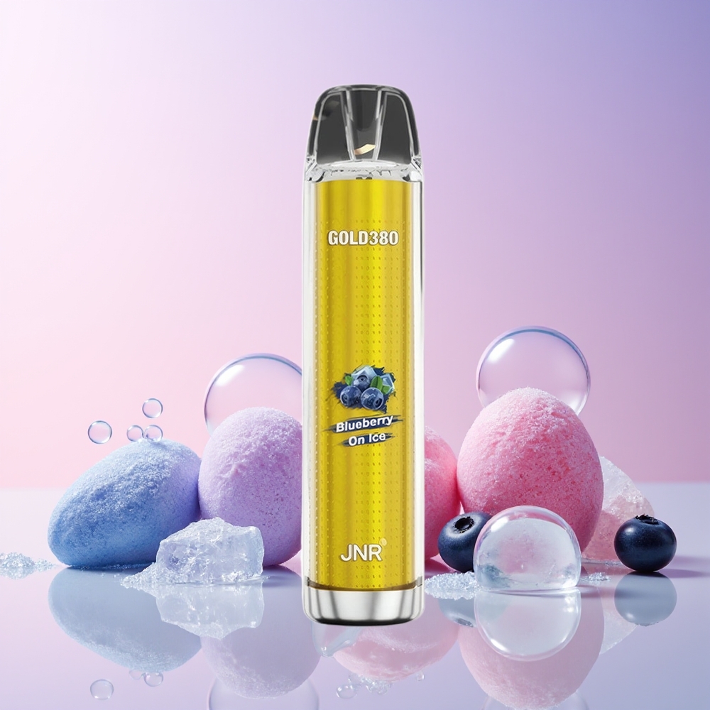 JNR Glod380 6000 Puffs Disposable Vape – 1500mAh Mesh Coil, 13mL (0%/2%/5% Nicotine) | Australia Wholesale | Blueberry On Ice