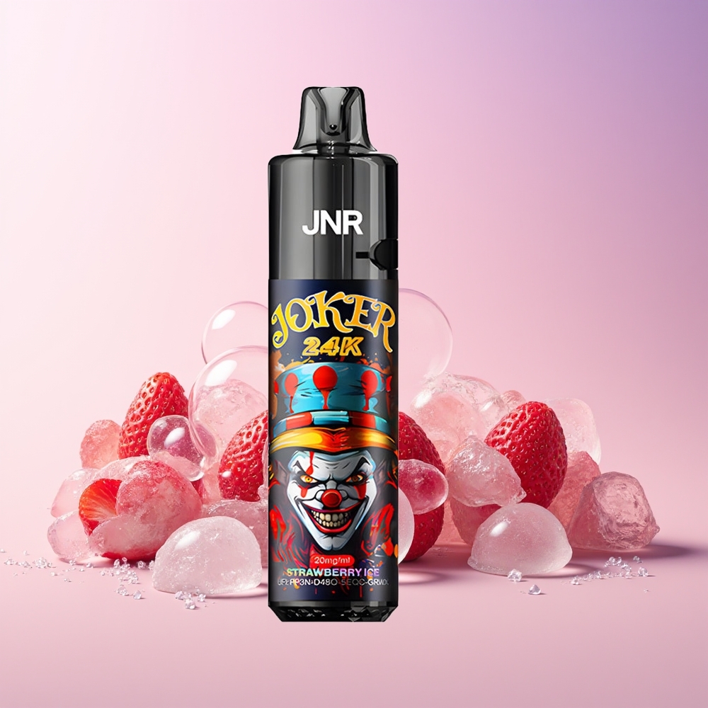 Australia Wholesale – JNR Joker 24K Strawberry Ice Disposable Vape | 24000 Puffs, 2% Nicotine, 800mAh Type-C