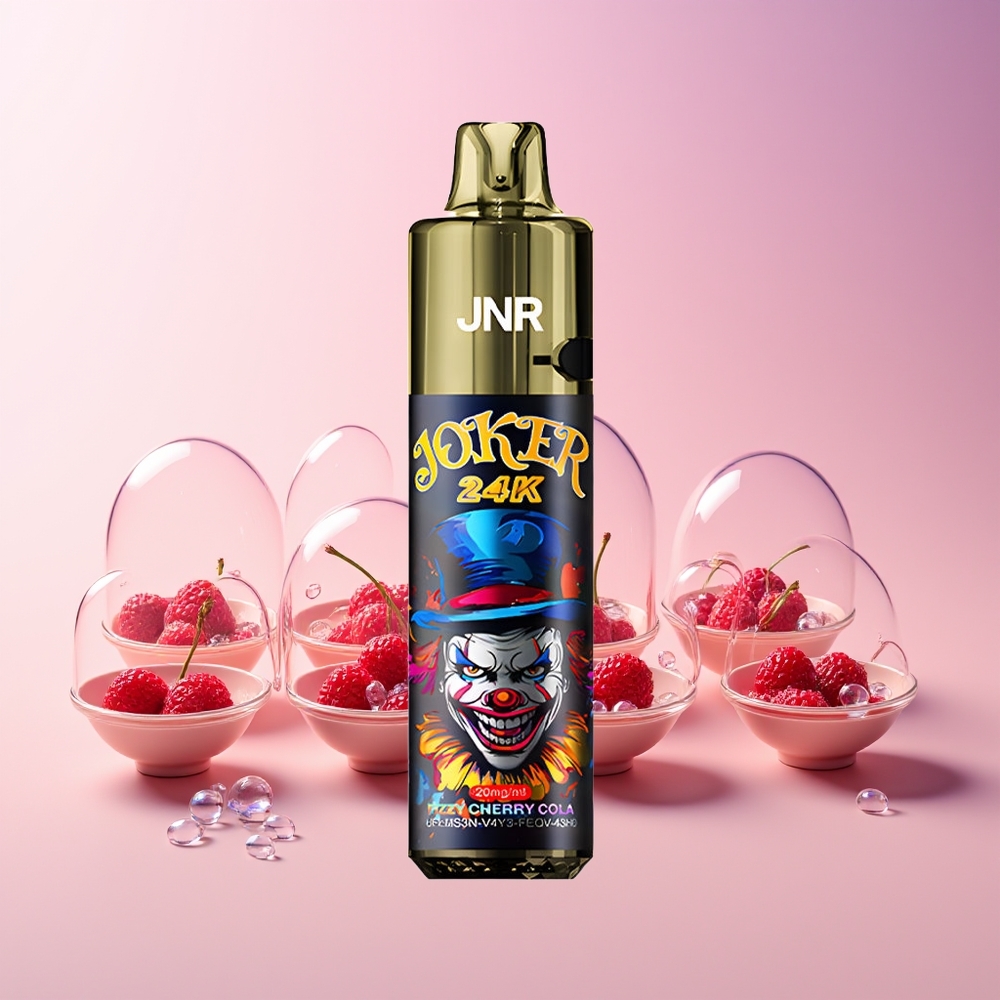 JNR Joker 24K Puffs Disposable Vape – 24000 Puffs, 2+10ml Refillable Pod, Type-C Charging, Australia Wholesale (Fizzy Cherry Cola)